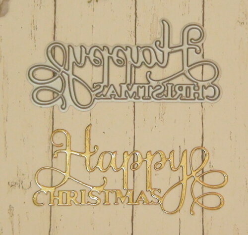 Faca de Corte para Scrapbooking - Convite Natal