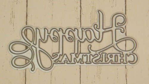 Faca de Corte para Scrapbooking - Convite Natal