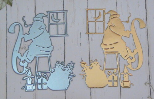 Faca de Corte para Scrapbooking - Convite Natal