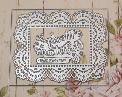 Faca de Corte para Scrapbooking - Convite Natal