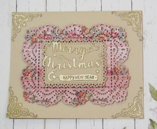 Faca de Corte para Scrapbooking - Convite Natal