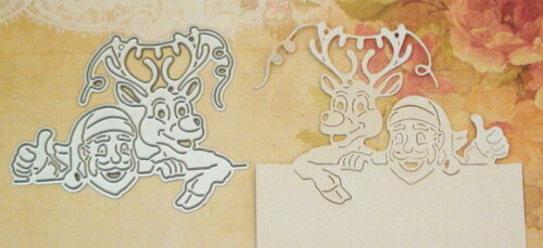 Faca de Corte para Scrapbooking - Convite Natal