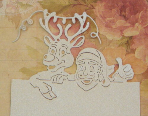 Faca de Corte para Scrapbooking - Convite Natal
