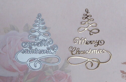 Faca de Corte para Scrapbooking - Convite Natal