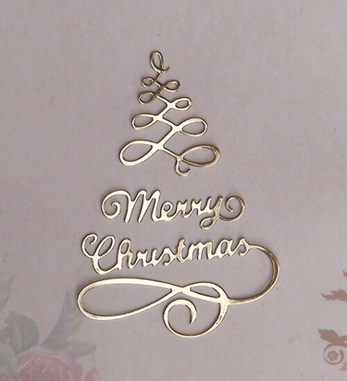 Faca de Corte para Scrapbooking - Convite Natal