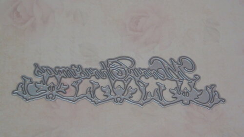 Faca de Corte para Scrapbooking - Convite Natal