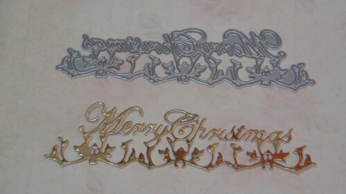 Faca de Corte para Scrapbooking - Convite Natal
