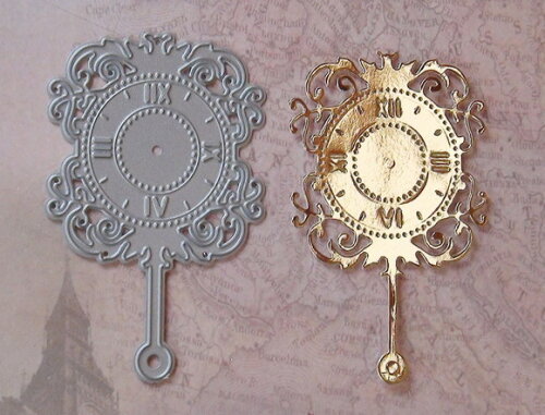 Faca de Corte para Scrapbooking - Convite Relogio