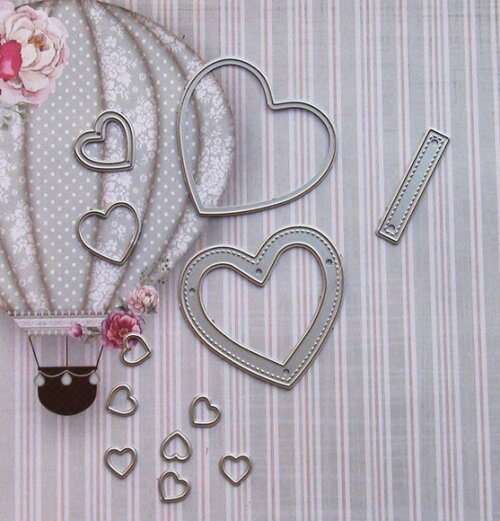 Faca De Corte Para Scrapbooking - Coração Shaker