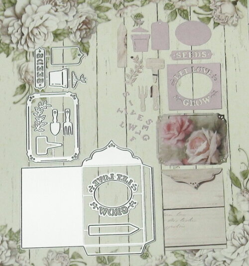 Faca de Corte para Scrapbooking - Envelope Vintage