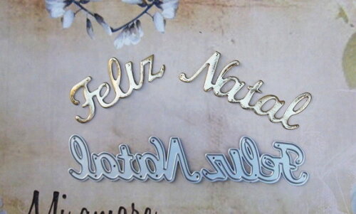 Faca de Corte para Scrapbooking - Feliz Natal