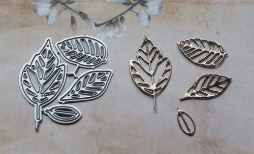 Faca de Corte para Scrapbooking - Folhas.