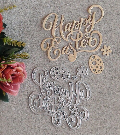 Faca de Corte para Scrapbooking - Happy Easter