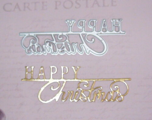 Faca de Corte para Scrapbooking - Happy Christmas