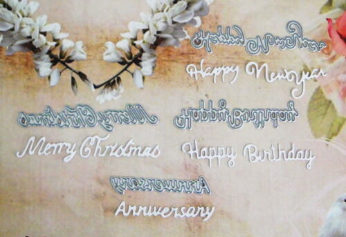 Faca de Corte para Scrapbooking - Letras