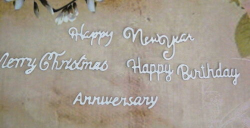 Faca de Corte para Scrapbooking - Letras