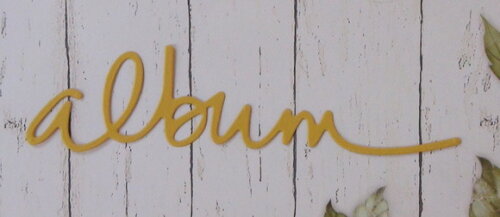 Faca de Corte para Scrapbooking - Letras Album