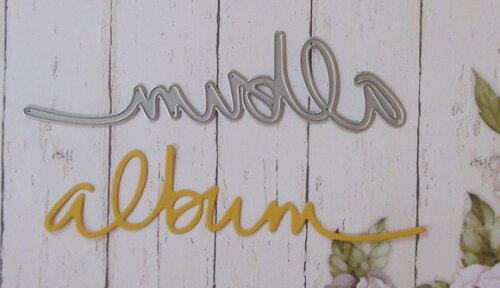 Faca de Corte para Scrapbooking - Letras Album