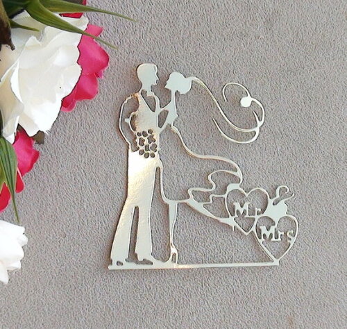Faca de Corte para Scrapbooking - Noivos.