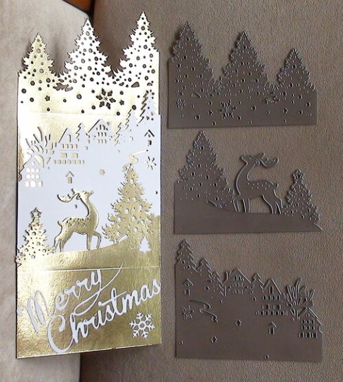 Faca de Corte para Scrapbooking - Natal 3d