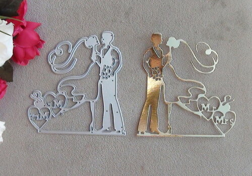 Faca de Corte para Scrapbooking - Noivos.