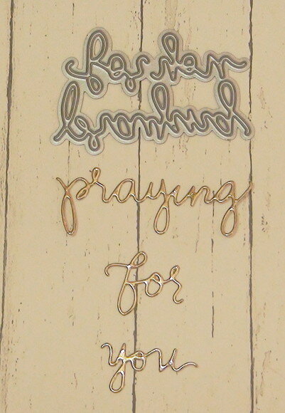 Faca de Corte para Scrapbooking - Orando Por Você