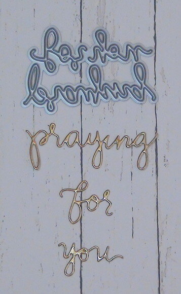 Faca de Corte para Scrapbooking - Orando Por Você