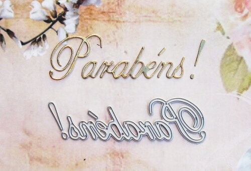 Faca de Corte para Scrapbooking - Parabéns - m