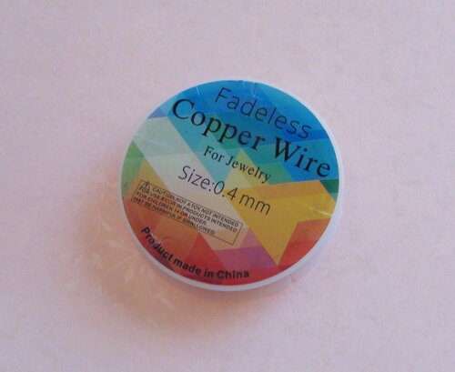 Fio Copper Wire 0.4 mm - Dourado