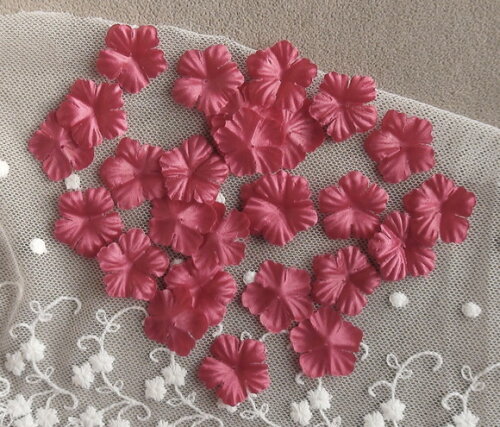 Flor em Cetim - 30 Unidades - Pink
