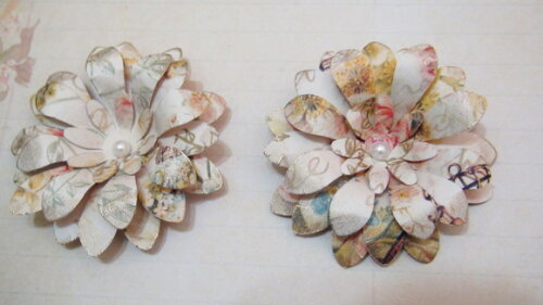 Flor Margarida - Scrapbooking