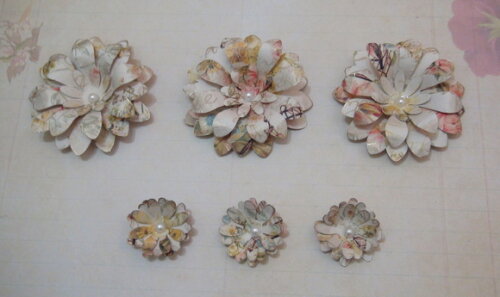 Flor Margarida - Scrapbooking