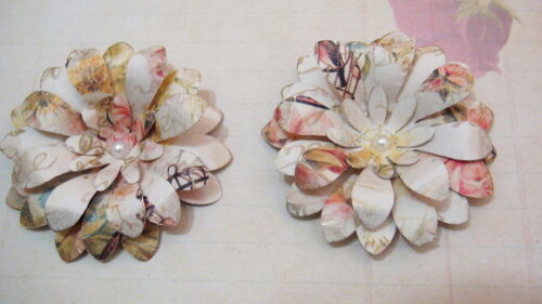 Flor Margarida - Scrapbooking