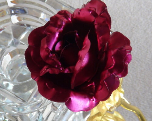 Flor Metalizada Pink