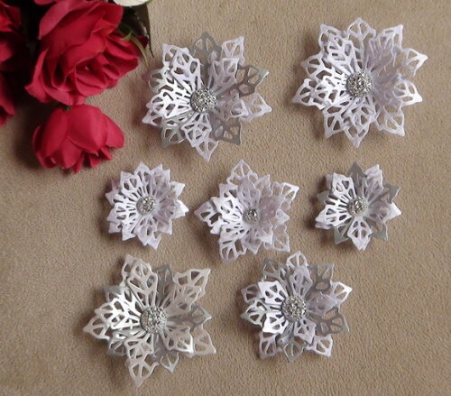 Flor para Scrap - 7 Unidades.
