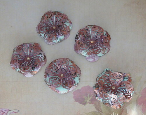 Flor para Scrapbooking - 05 un