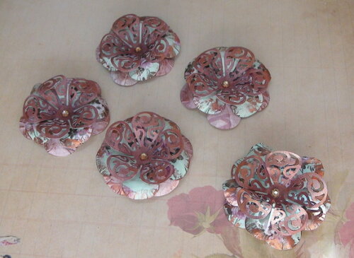 Flor para Scrapbooking - 05 un