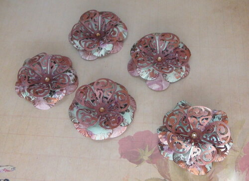 Flor para Scrapbooking - 05 un