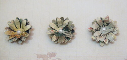 Flor para Scrapbooking - 06 un