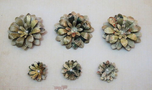 Flor para Scrapbooking - 06 un