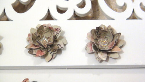 Flor para Scrapbooking - 06 Un.