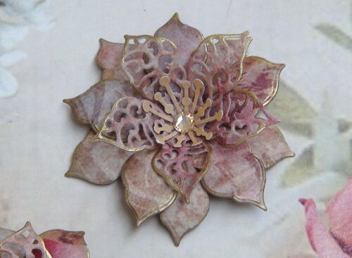 Flor para Scrapbooking - 06 un