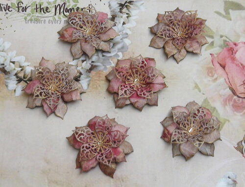 Flor para Scrapbooking - 06 un