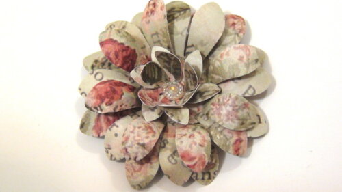 Flor para Scrapbooking - 06 Un.