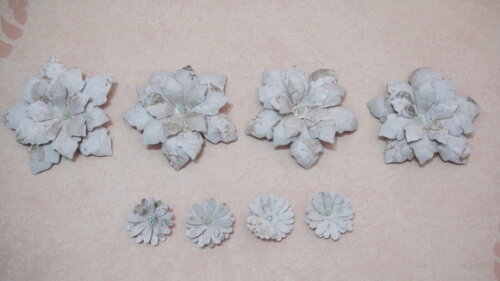 Flor para Scrapbooking - 08 un
