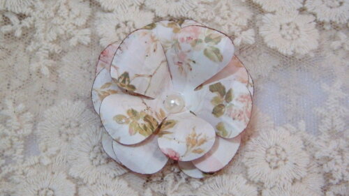 Flor para Scrapbooking - 07 un