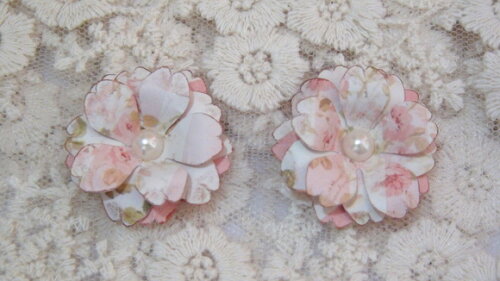 Flor para Scrapbooking - 07 un
