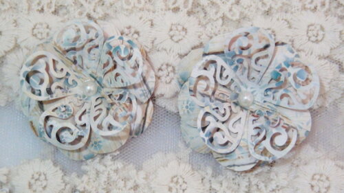 Flor para Scrapbooking - 08 un