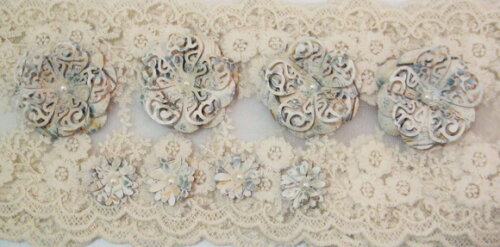 Flor para Scrapbooking - 08 un