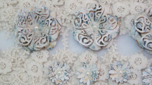 Flor para Scrapbooking - 08 un
